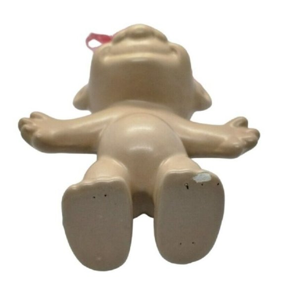 Vintage Russ Berrie Ceramic Troll Doll Figure Small 4 in Plus Hair - Picture 5 of 5